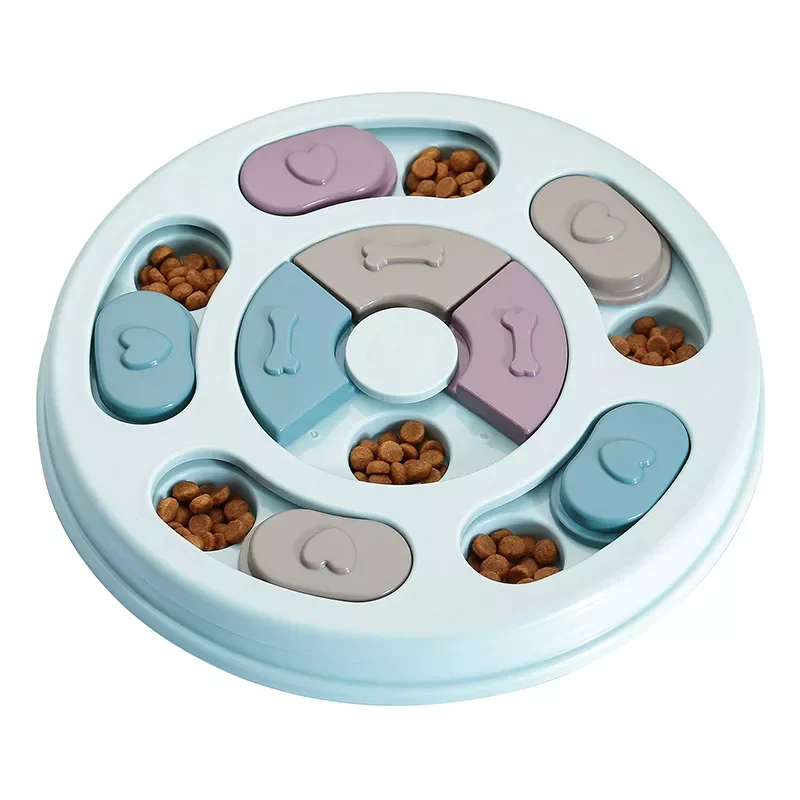 

2022New Puzzle Toys Slow Feeder Interactive Increase Puppy IQ Food Dispenser Slowly Eating NonSlip Bowl Pet Cat Dogs Training Ga