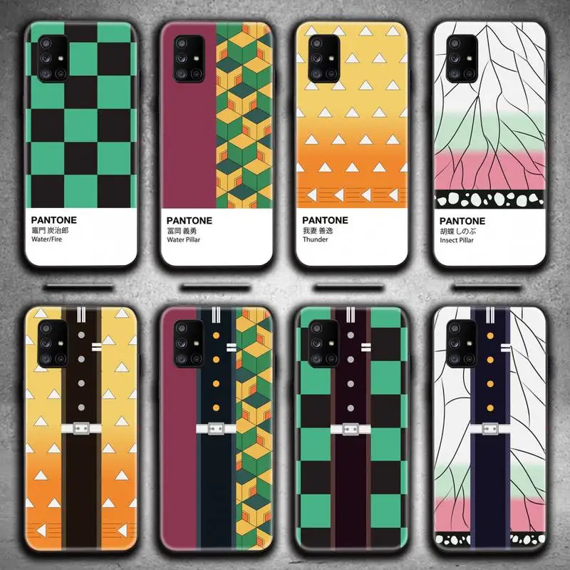 

Anime Demon Slayer Pattern Phone Case For Samsung Galaxy A52 A21S A02S A12 A31 A81 A10 A30 A32 A50 A80 A71 A51 5G