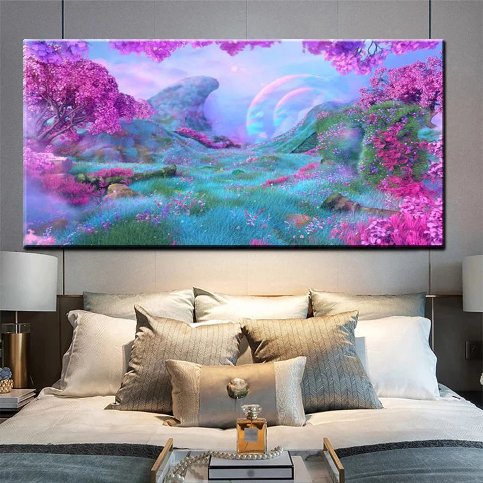 

Полноформатная Алмазная мозаика, водопад, шип, алмазная живопись, квадратная круглая Алмазная вышивка, распродажа, фэнтези, большое искусст...