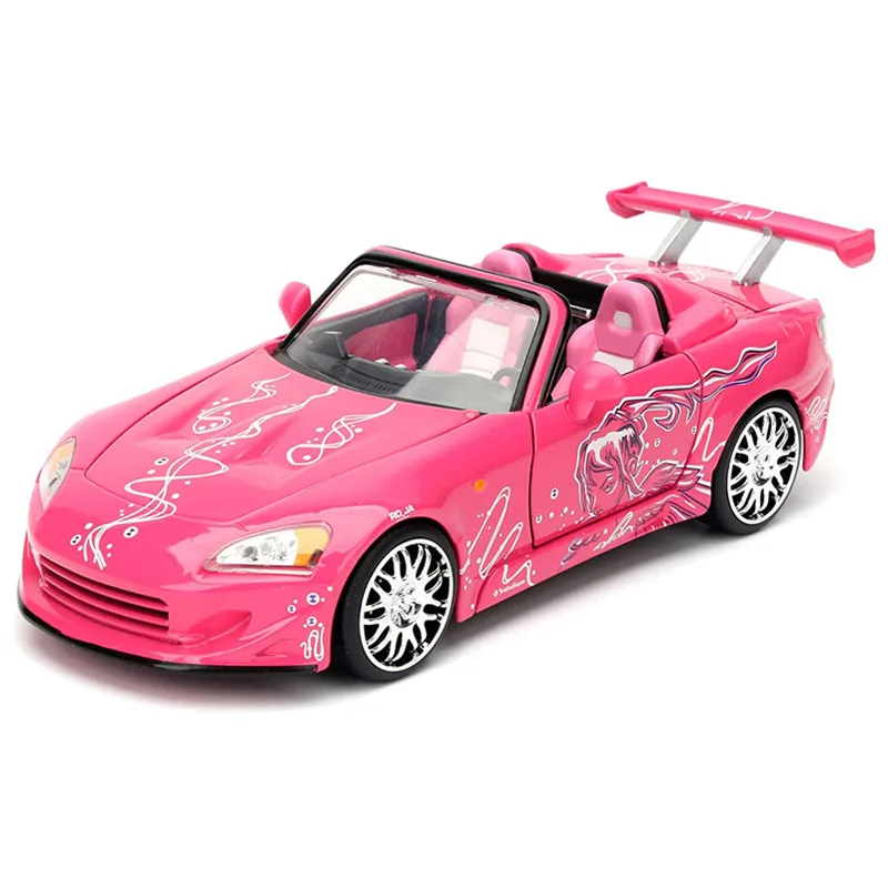 

Alloy Sports Car 1:24 S2000 Diecast Toy Metal Muscle Racing Car Supercar Model High Simulation Collection Childrens Gift
