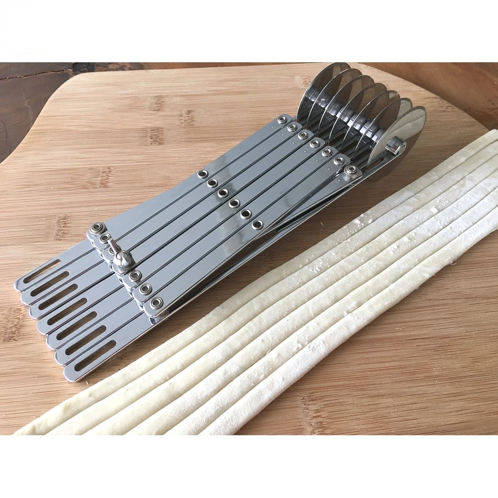 

Best Seller Stainless Steel Multi Wheel Manual Dough Cutting Tools