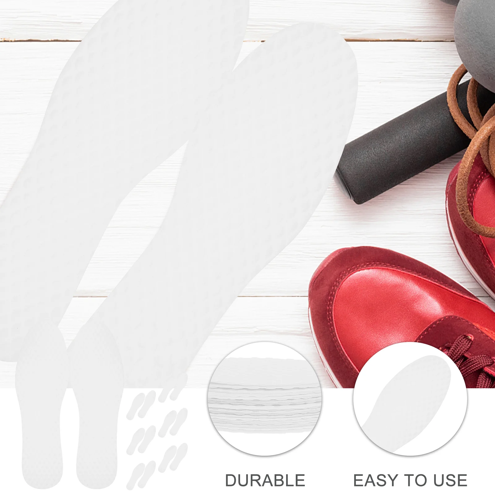 Впитывающие пот стельки 20 пар массажные вкладыши для обуви кроссовок женщин