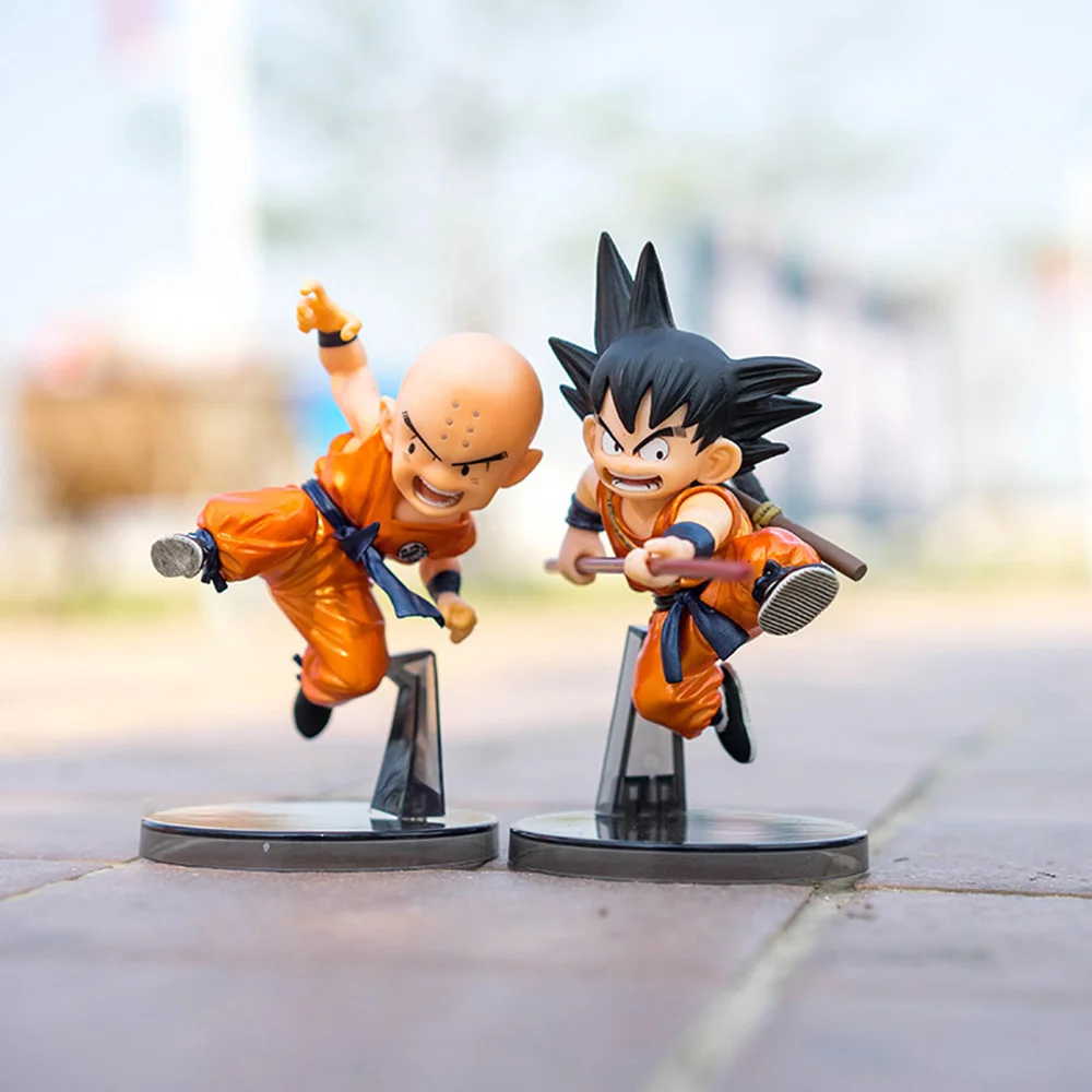 

Anime Dragon Ball Z Figure Son Goku Kuririn Figures Monkey King Action Figurines Model DBZ Cartoon Kawaii Toys Gift For Children