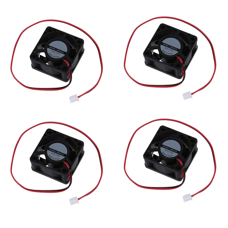

4X12V DC 40Mm 20Mm 2 Wire компьютер процессор