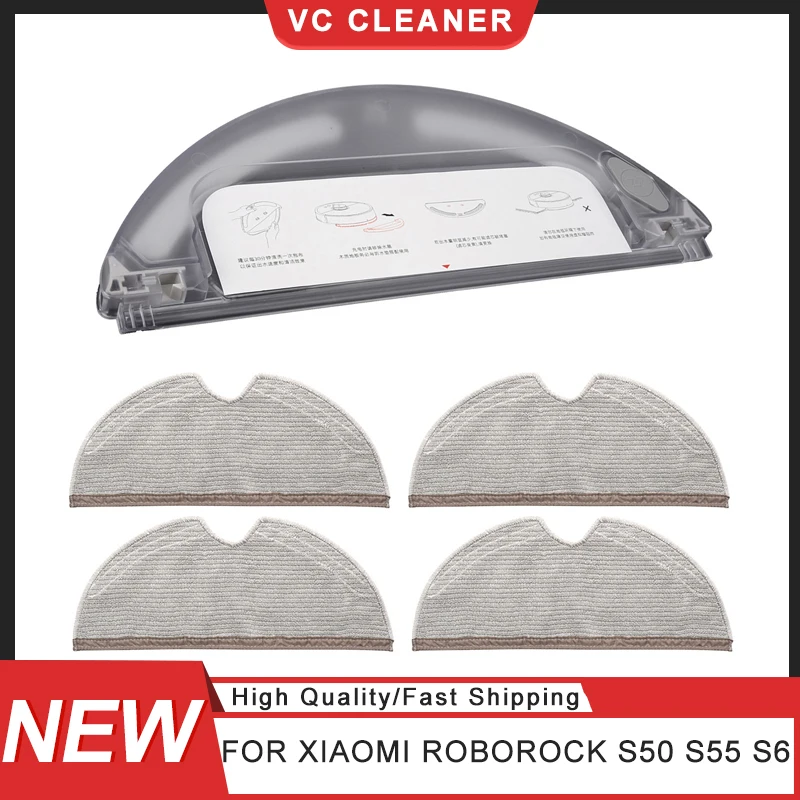 

Тканевая швабра с полным покрытием для пылесоса Xiaomi Roborock S50 S55 S6 с резервуаром для воды