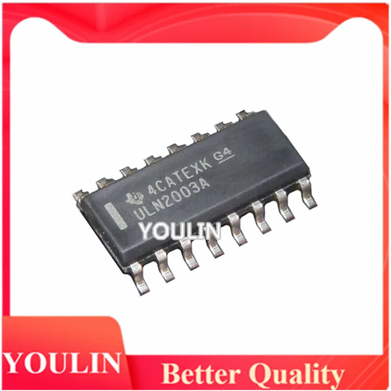 

50pcs New original ULN2003A ULN2003ADR Darlington transistor array chip SMD SOP16