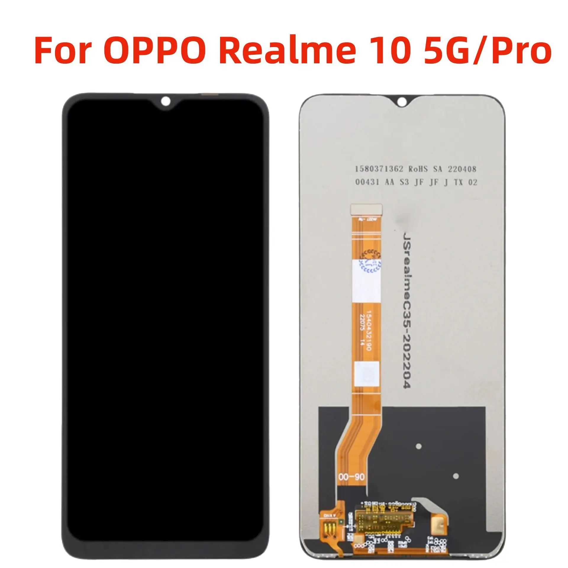 Оригинальный ЖК-дисплей для OPPO Realme 10 Pro 5G RMX3663 RMX3660 RMX3661