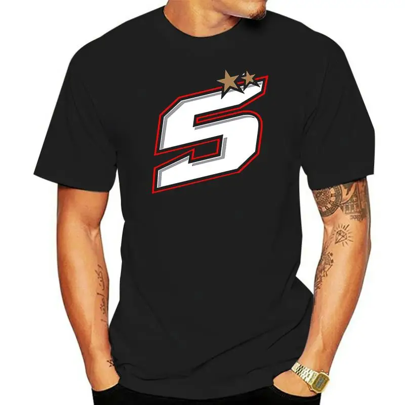 

Custom T Shirts NUMBER 5 ZARCO Johann Zarco 5 Youth Short Sleeve Cotton T-Shirts Sale Male Cotton Men& Tees