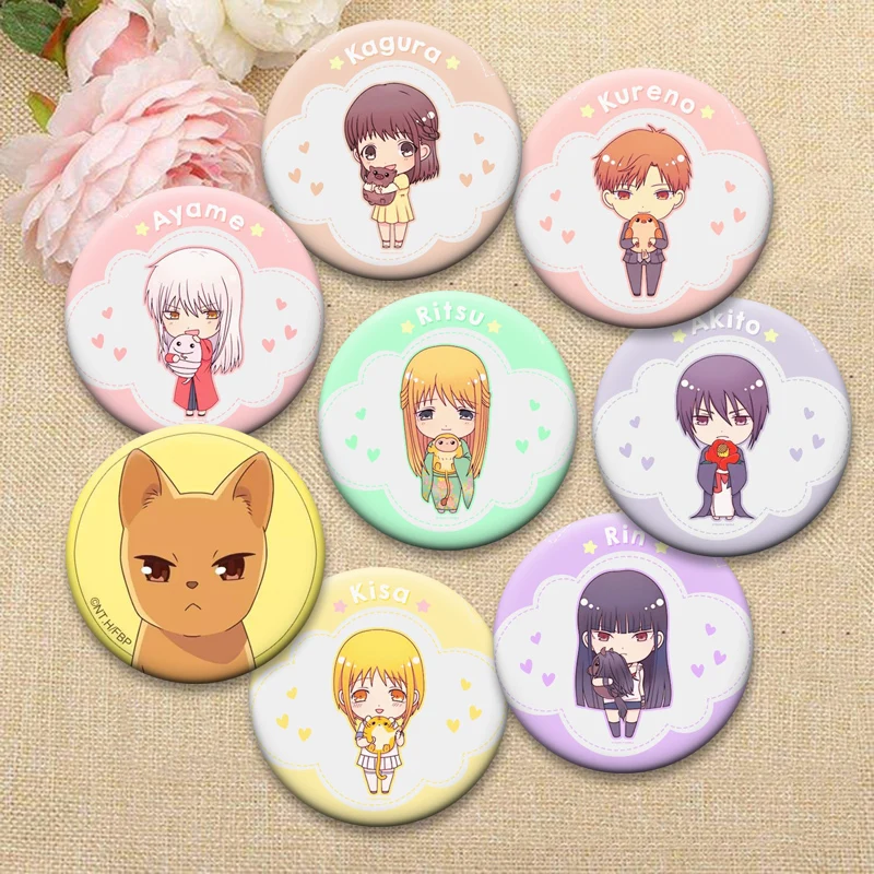 Броши Fruits Basket 32/44/58 мм