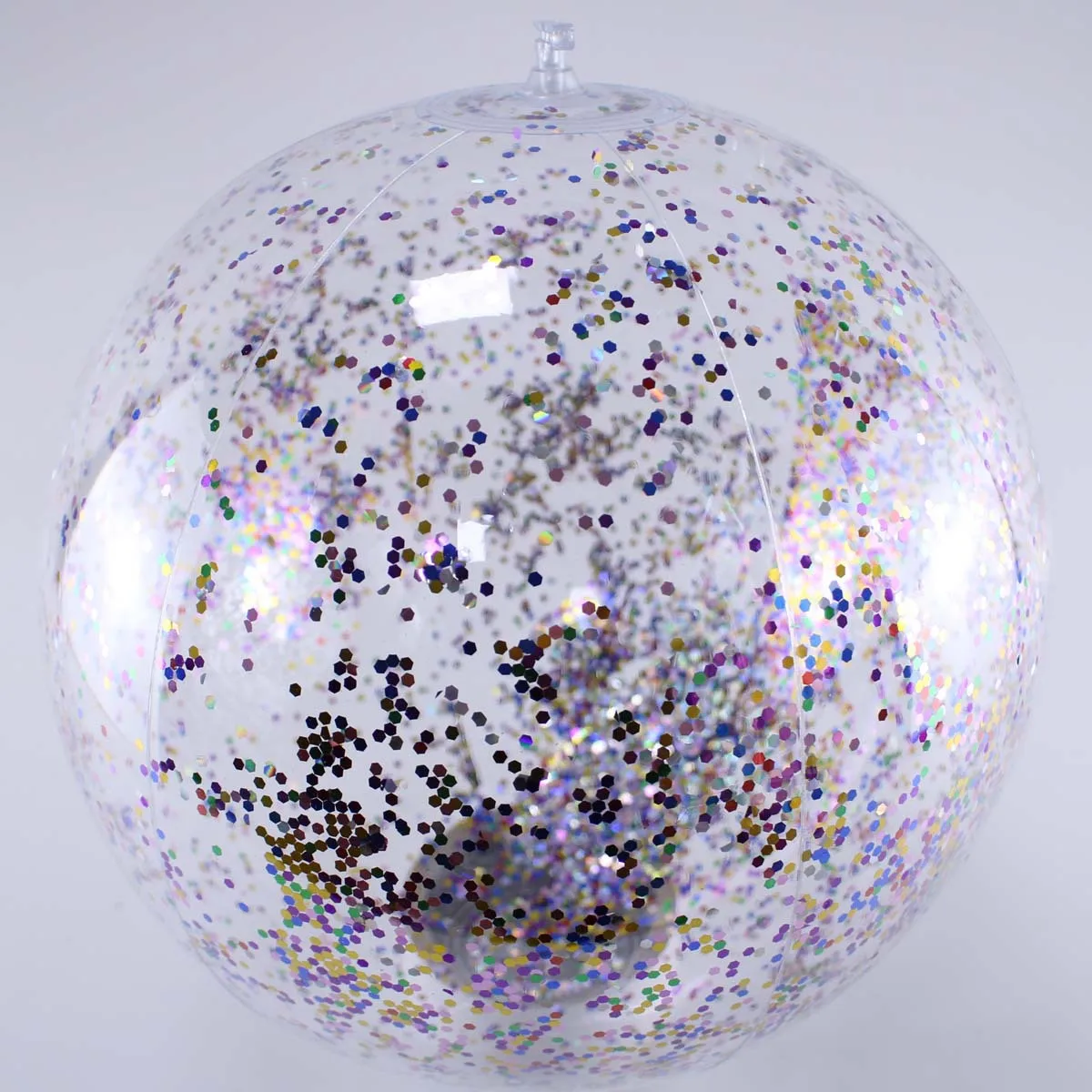 

Надувной прозрачный шарик с блестками YHZNXH