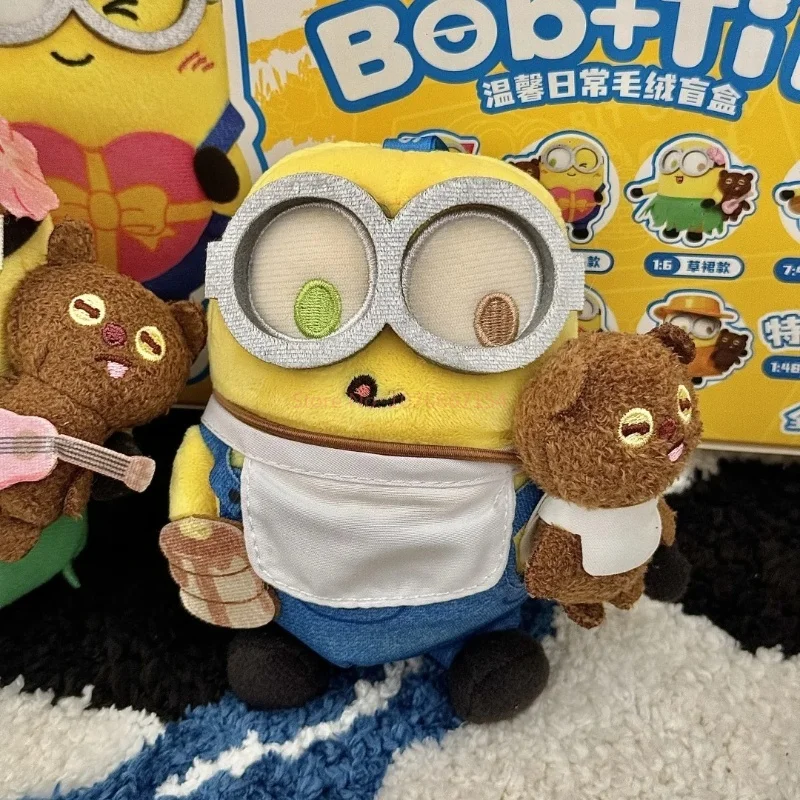 Подлинные Миньоны Боб и Тим медведь теплые пушистые ежедневные плюшевые