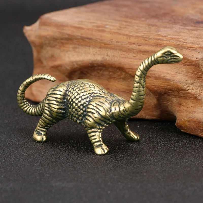 

Copper Solid Dinosaur Personality Interesting Antique Brass Crafts Desktop Decoration Ornament