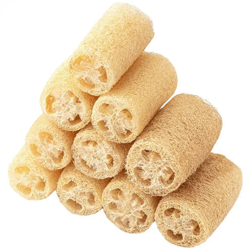 2 шт. отшелушивающая губка для тела из люфы ванны с веревкой скруббер ухода за