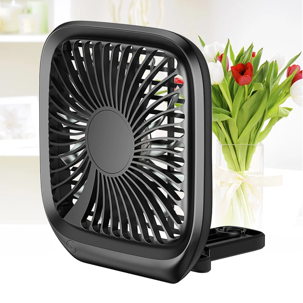 

1 Pc Adjustable Car Fan Car Inside Folding Fan Three- Small Fan Desktop Fan