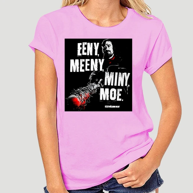Amc Negan Eeny Meeny Miny Moe The Walking Dead T Shirt 2561x Aliekspress