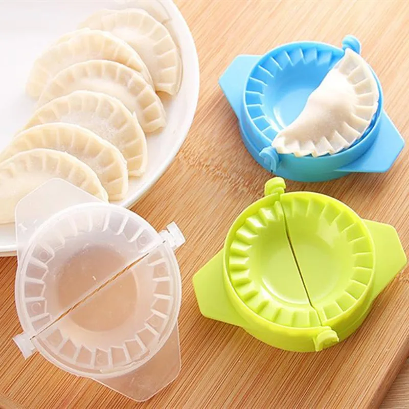 

Dumpling Mold DIY Plastic Easy Jiaozi Maker Tool Ravioli Maker Kitchen Dumpling Machine Dough Press Gadget For Cooking Dumpling