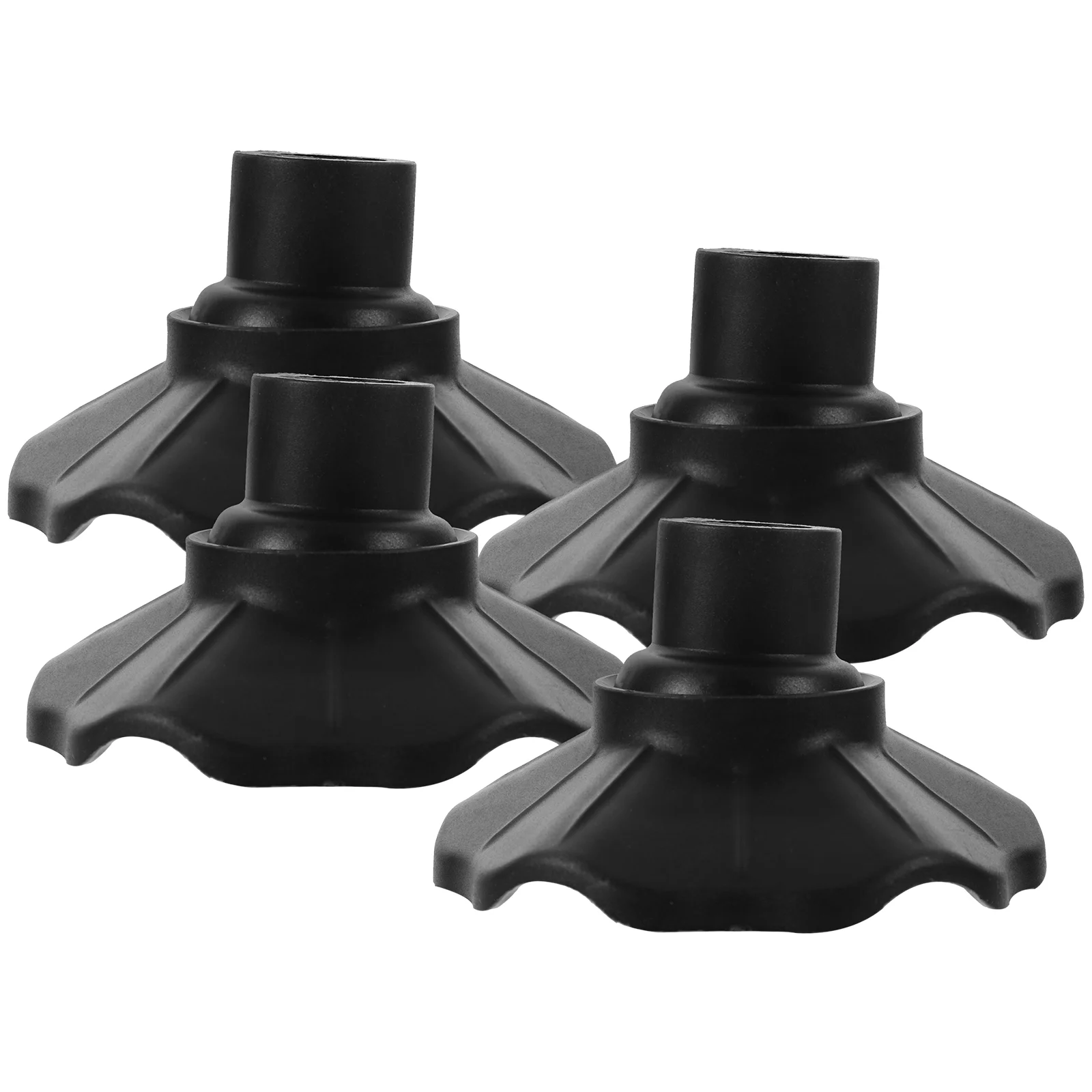 

4 Pcs Chair Leg Floor Protectors Camping Furniture Hardwood Flooring Covers Chairs Caps Pom Plastic Reusable Stool