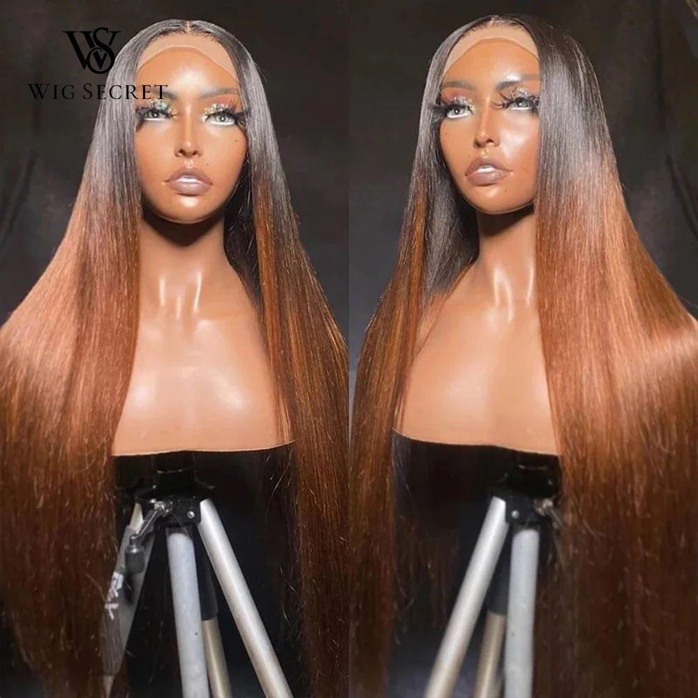 1B 30 Ombre Straight Lace Front Wig Human Hair 13x4 Honey Blonde Straight Lace Frontal Wig Brazilian Colored Human Hair Wigs