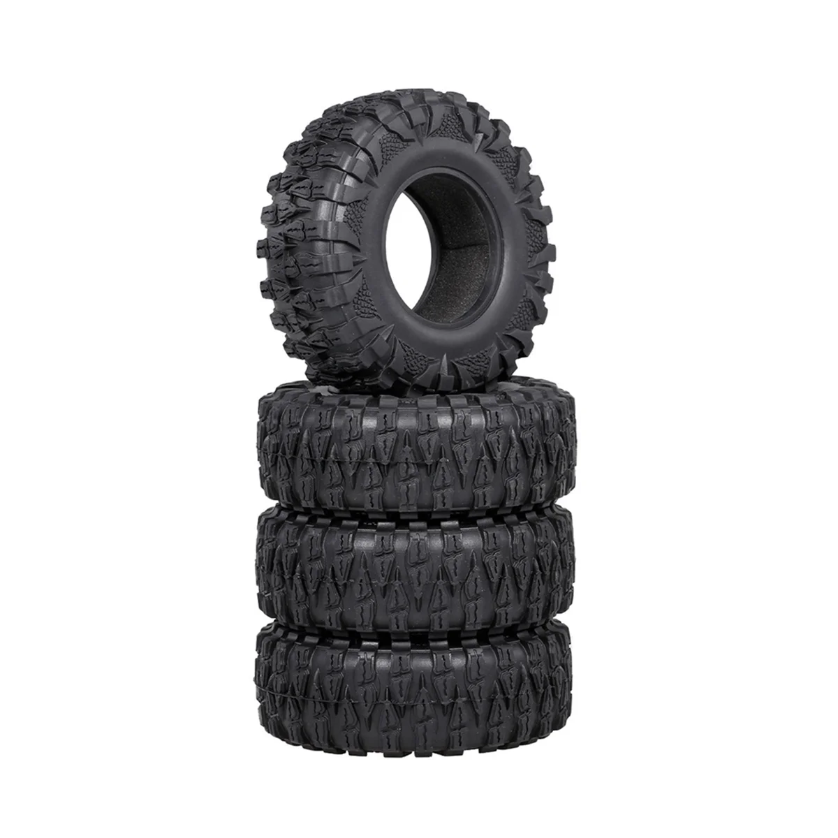 

115mm 2.2 Inch Rubber Tire Wheel Tyre for 1/10 RC Crawler Car Axial SCX10 Wraith RR10 Capra TRX4 D90