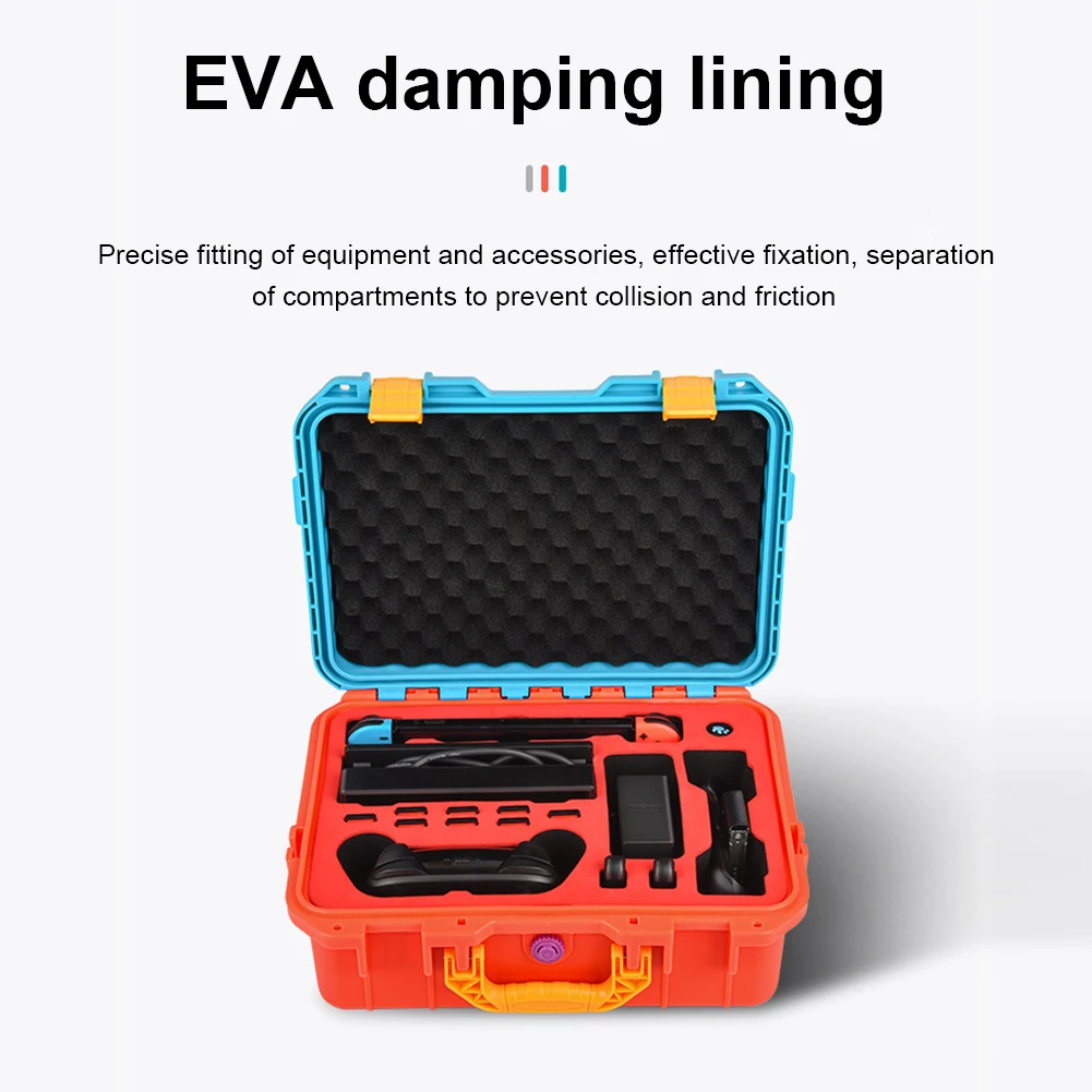 

Портативная игровая консоль, Вместительная дорожная сумка, взрывозащищенный защитный чемодан, подходит для Nintendo Switch/Switch OLED