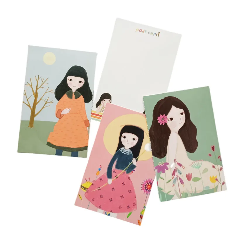 14 шт./партия Новогодние поздравительные открытки 9 2 х14 см