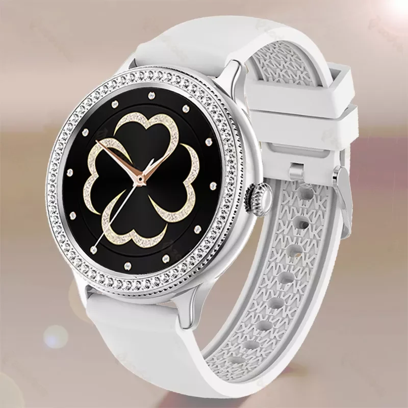 

Новинка 2022, супертонкие Модные женские Смарт-часы с круглым сенсорным экраном, женские Смарт-часы с пульсометром для Android и IOS