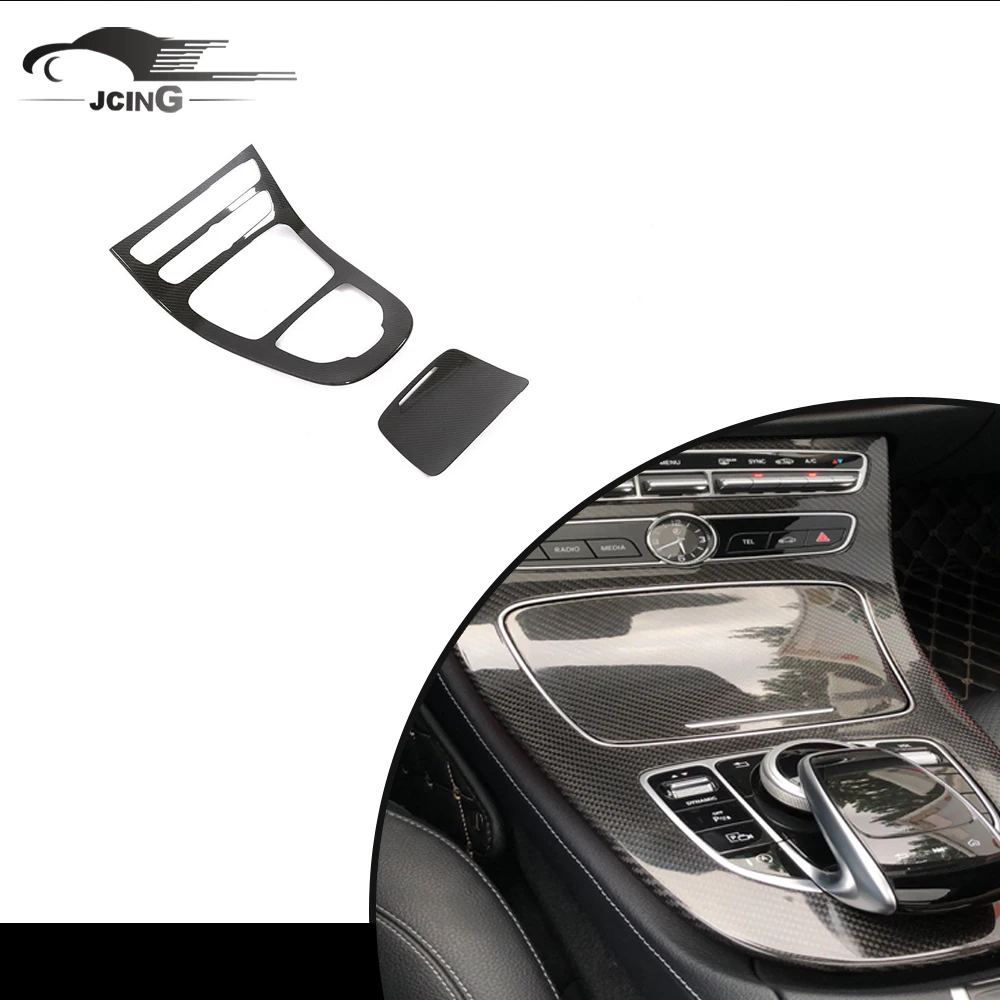 Накладки на внутреннюю приборную панель из углеродного волокна для Mercedes Benz W213 C238