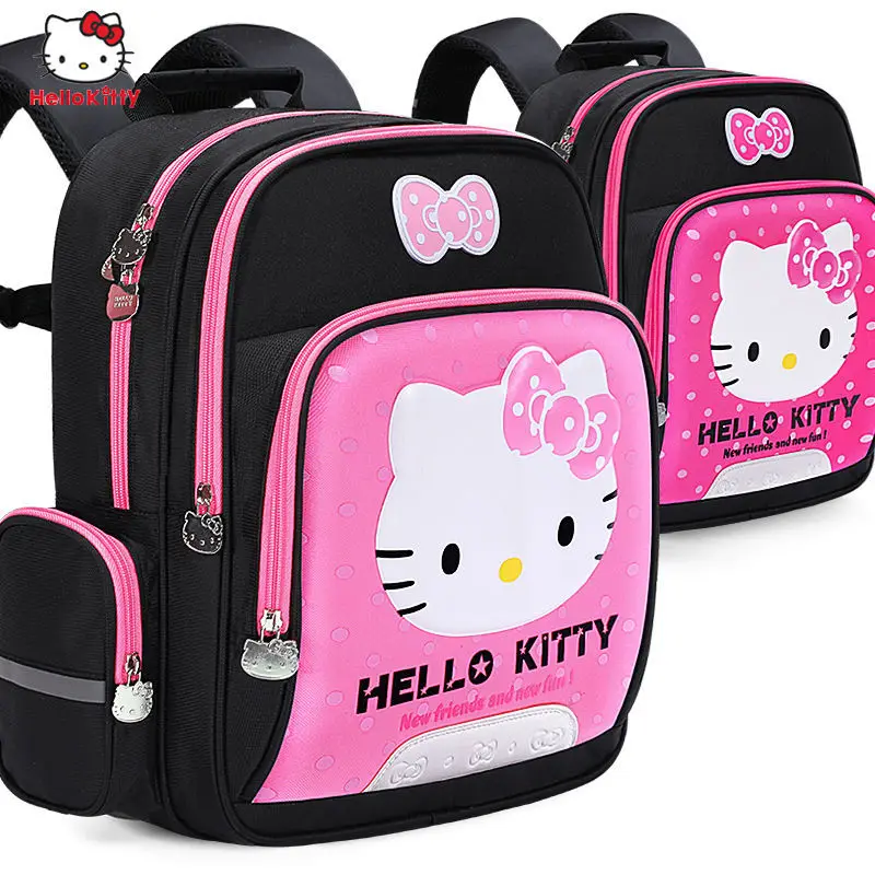 Preschool Backpack Sanrio Hello Kitty Bag Primary School Student Schoolbag Backpack Lightweight Cartoon Children's Backpack