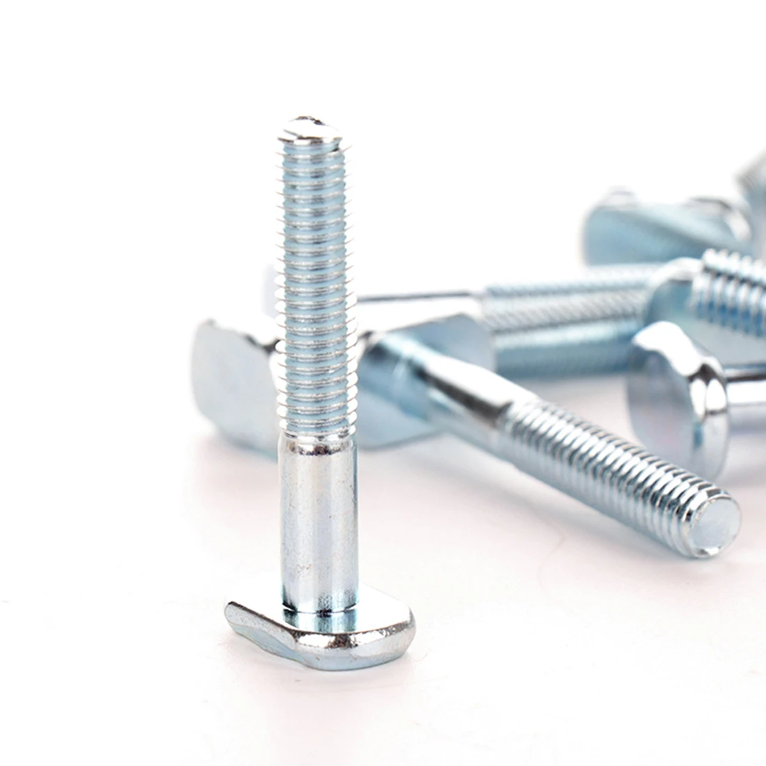 

10 Pcs T-nuts Sliding Screws Miter Track T-Slot Woodworking Tool M6-40T For Carpentry Jigs Junction Plates Supports Accessories