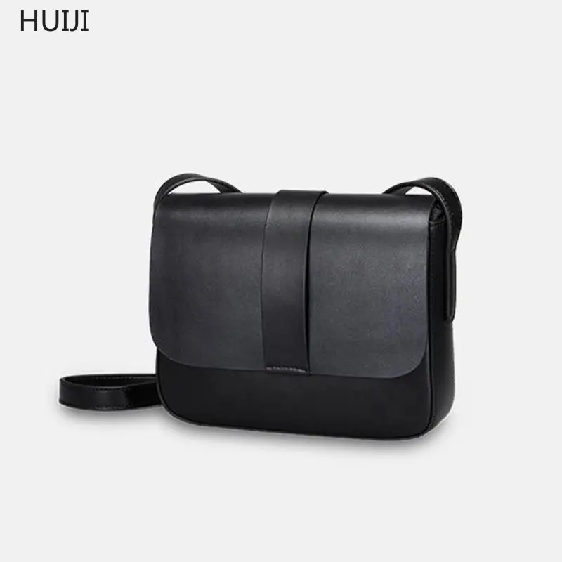 

2022 Women's Bag Trend Ladies Vintage Split Leather Shoulder Bag Elegant Messenger For Female Solid Color Square Crossbody Pouch