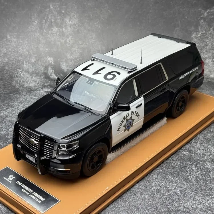 GOC 1/18 для Chevy Suburban Tahoe LTZ SUV 2015 литые модели автомобилей подарки хобби демонстрация