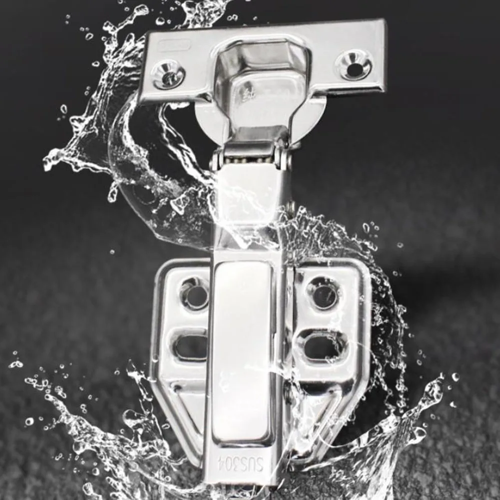 

Durable Hydraulic Type Hinge Hinge Durable Hydraulic Type Non-fading Silver Stainless Steel Cupboards For Wardrobes