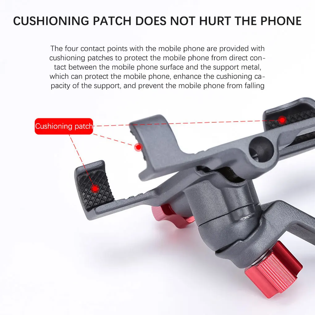 Bike Phone Holder Mount Cycling Accessories Display Stand Cellphone Bracket Handlebar Accessory Black for Handlebar