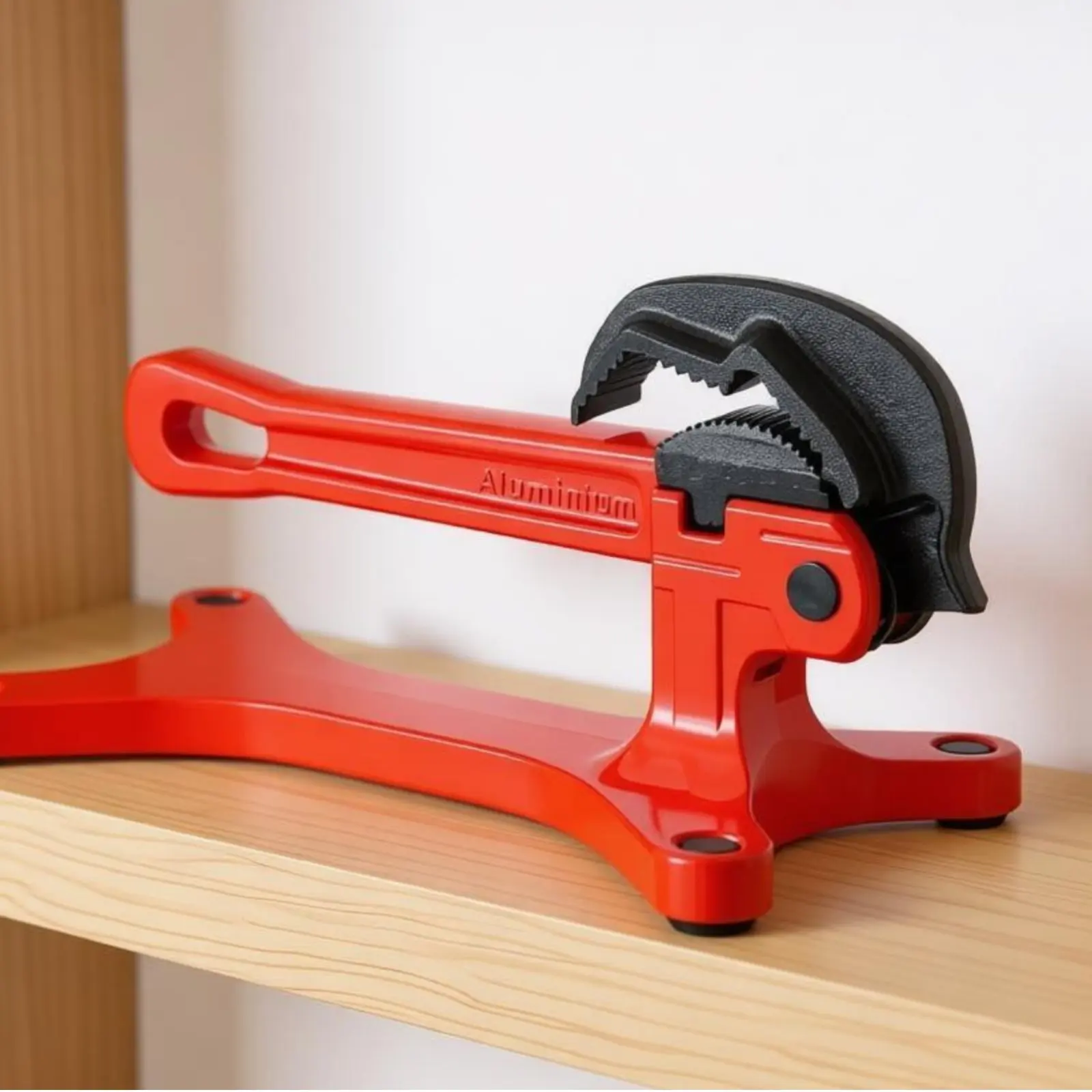 Фото Трубные тиски-зажимы Yoke Pipe Vise: Сверхпрочные портативные зажимные устройства для труб, прочные стальные захваты, инструмент для мастерской, быстрая регулировка №5