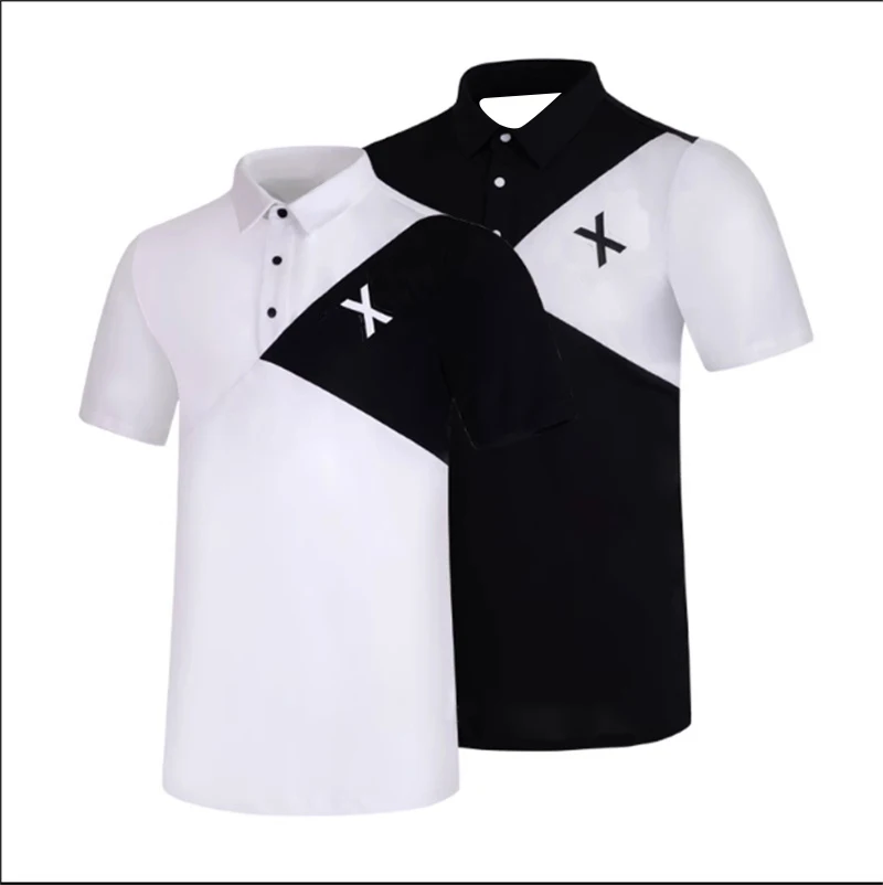 

Golf Clothes Summer Men's Short-Sleeved T-Shirt Quick-Drying Breathable Casual Wild Golf Jersey Polo Shirt Wear-Resistant Clothe