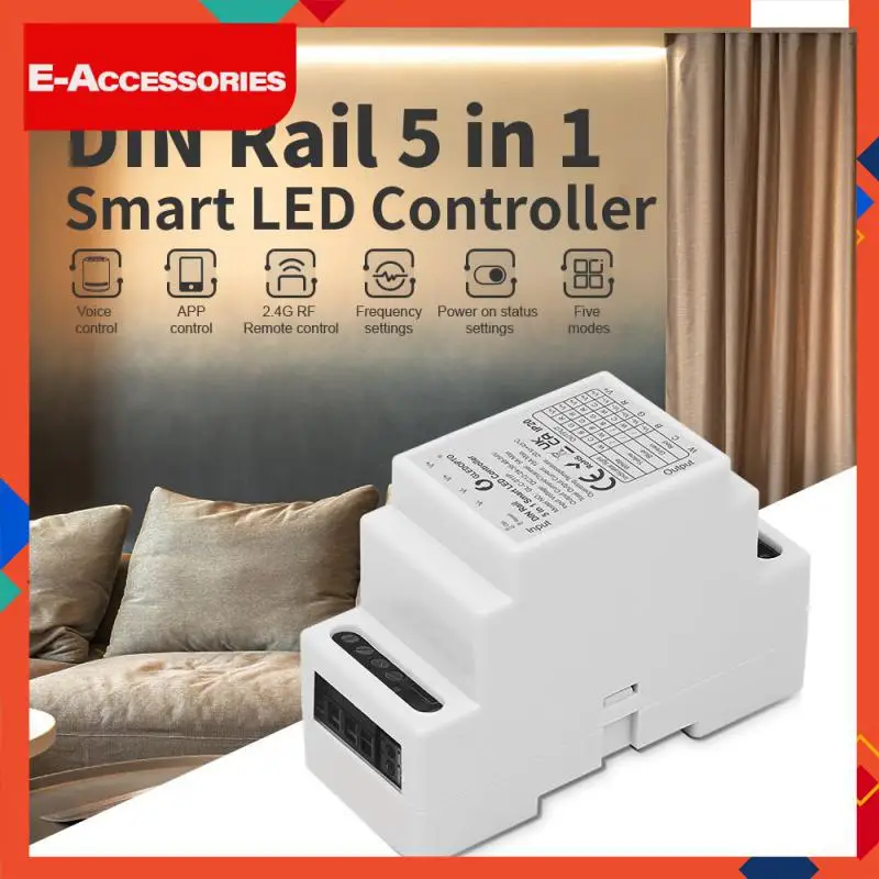 

Светодиодный регулятор яркости Alexa Google Home Tuya Zigbee3.0 Zigbee 3,0 Din Rail 5 в 1