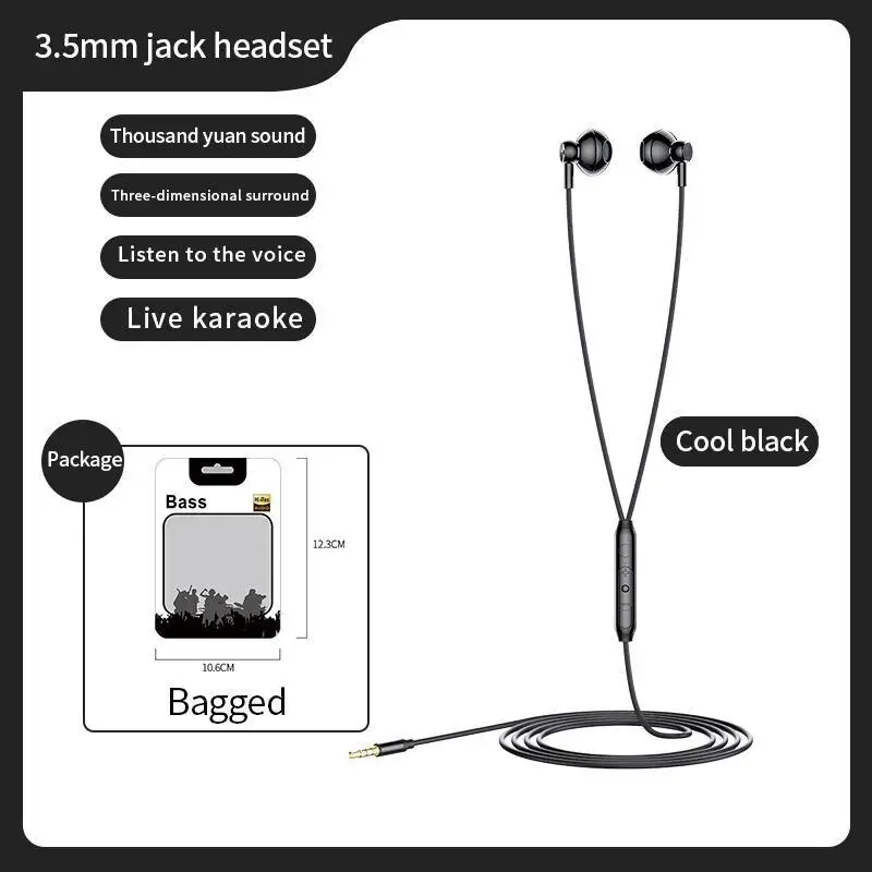 Металлические наушники-вкладыши C71, Hifi наушники с шумоподавлением и микрофоном, с управлением проводом, универсальная игровая гарнитура для прямой трансляции K Song