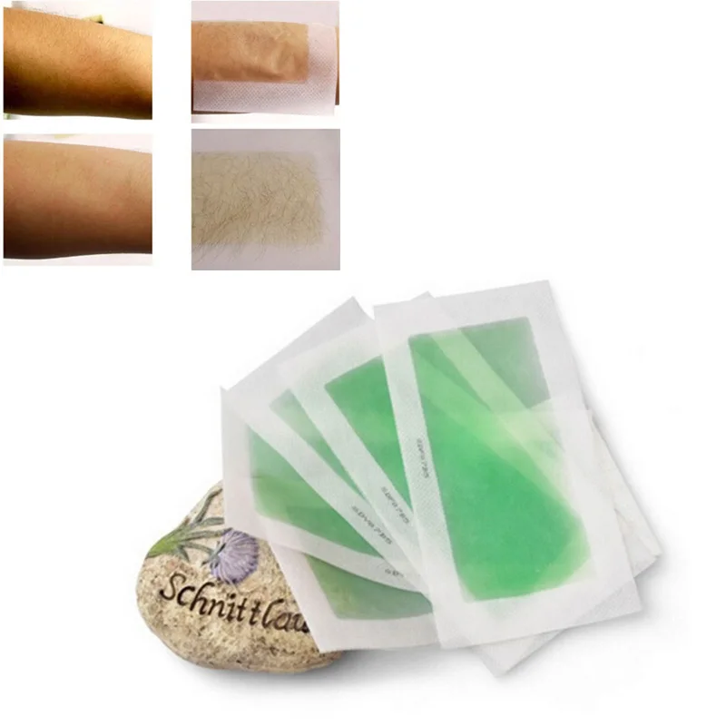 

1 шт., двусторонние восковые полоски для депиляции лица, ног