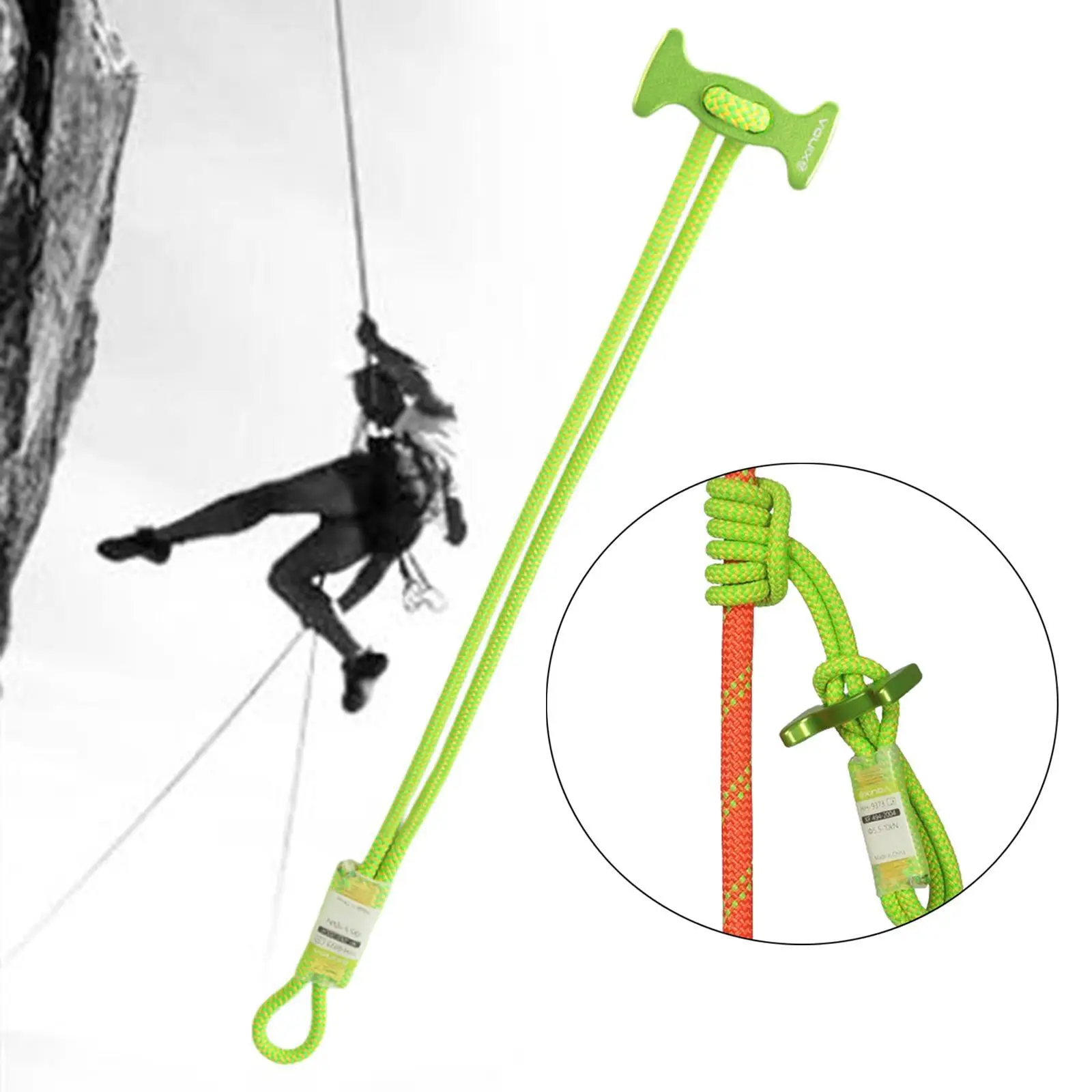 Prusik Cord Открытая скалолазание Веревка для альпинистов по деревьям на открытом