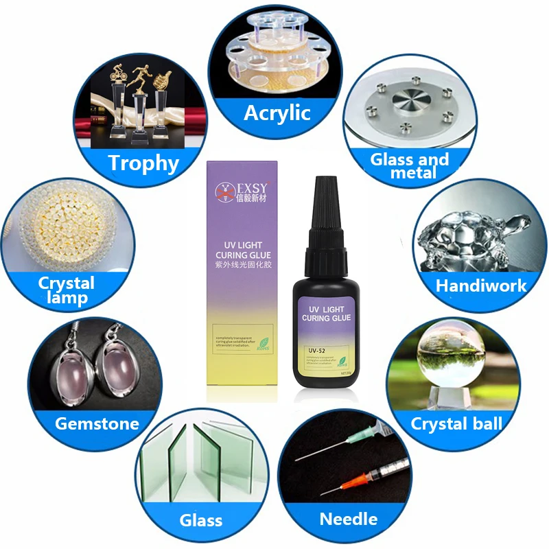 Рисунок 6 - УФ клей с черным светильник