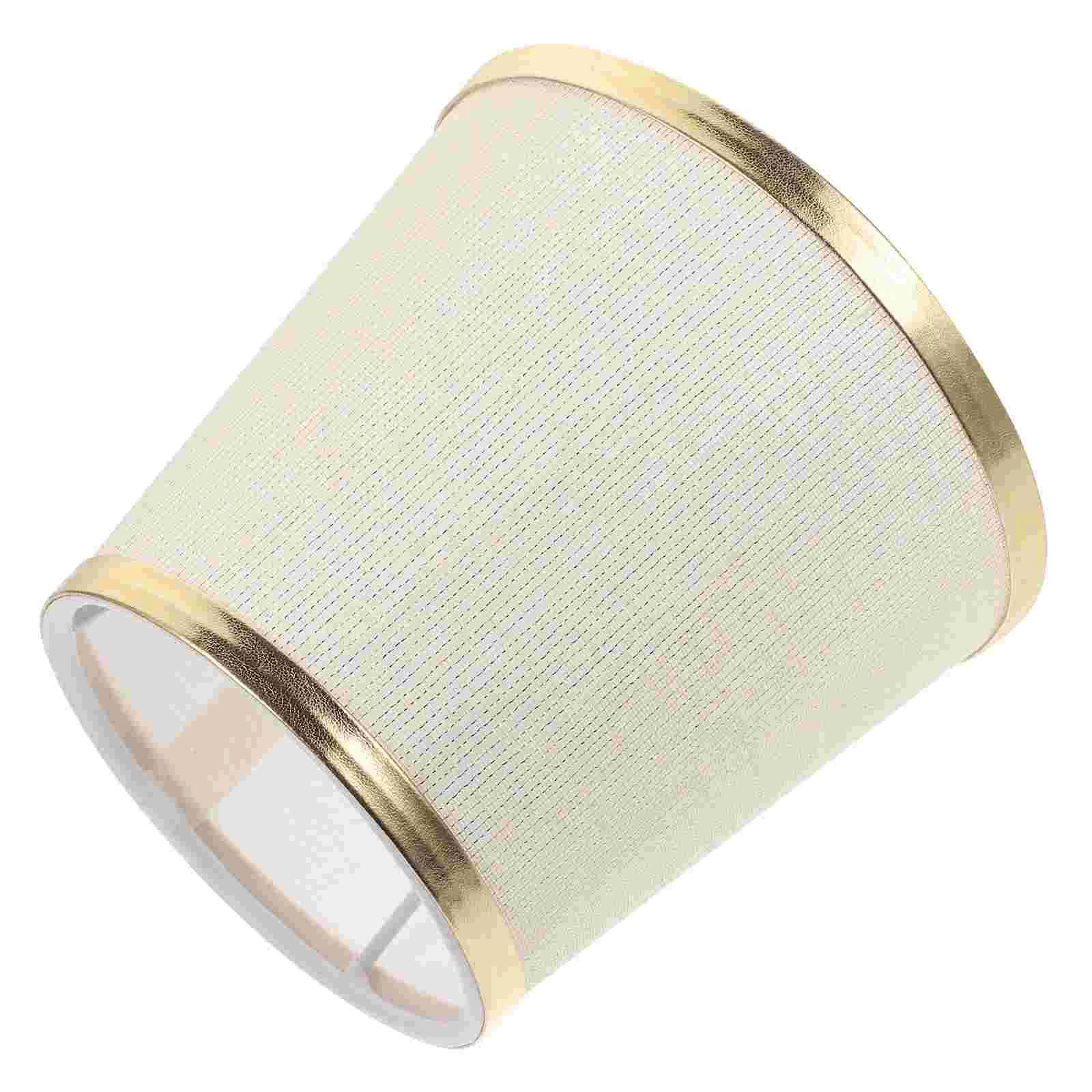 

Lamp Shade Cover Shades Light Chandelier Cloth Drum Decor Wall Farmhouse Floor Desk Clipaccessories Mesh Linen Accessory
