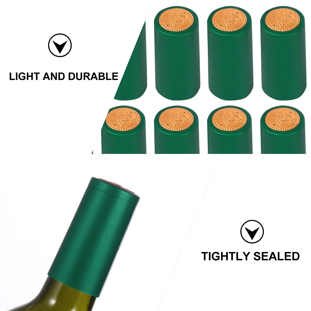 100 шт. капсулы красная термоусадочная пленка для бутылок термосвариваемая крышка