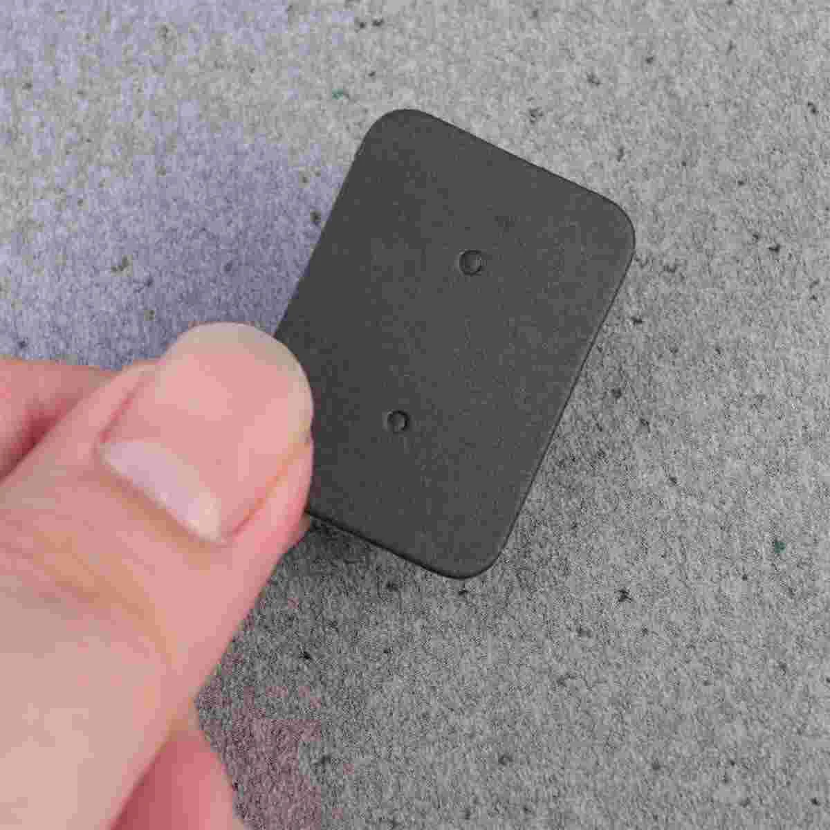 

100pcs Earring Display Cards Paper Ear Studs Tags Earring Holder DIY Jewelry Supplies for Ear Studs Earrings Earhook ( Black )