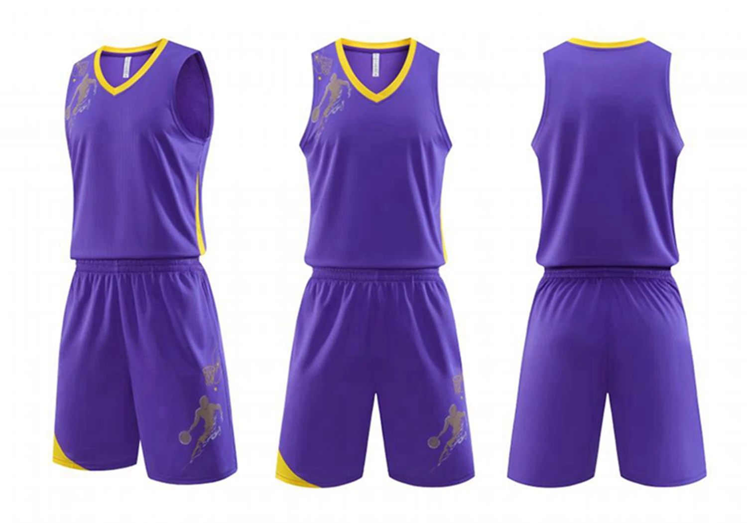 Men Basketball Jersey Set Youth Cheap Basketball Training Shirt Shorts Uniform Custom Men and Women Uniform Sportswear