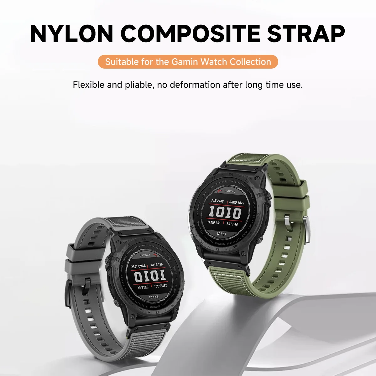 Нейлоновый плетеный силиконовый ремешок для Garmin Tactix 7 Pro Fenix 7X 6X 7pro 6 5plus 7s 6s Браслет