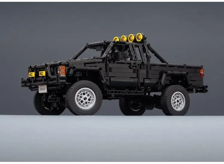 

MOC-112058 Toyta 4x4 SR5 Xtracab грузовик электронный рисунок отечественный строительный блок