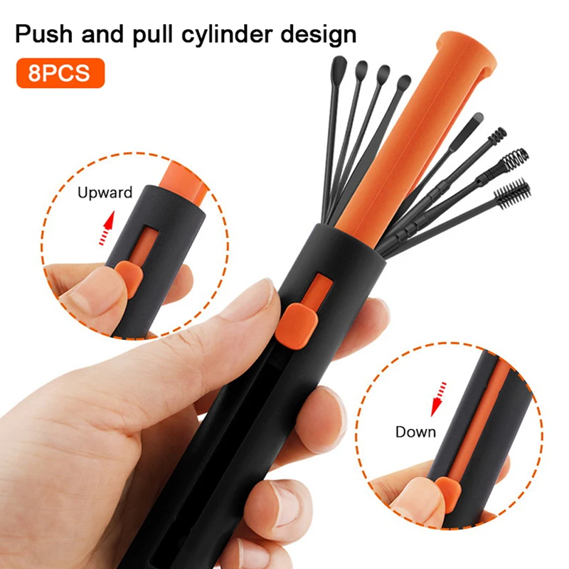 

8 шт./набор, ухочистка из нержавеющей стали