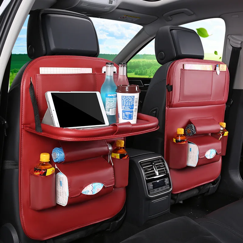 

Сумка для хранения автомобильных принадлежностей Akzz, сумка для хранения в салоне автомобиля, кожаная подвесная сумка для хранения на автом...