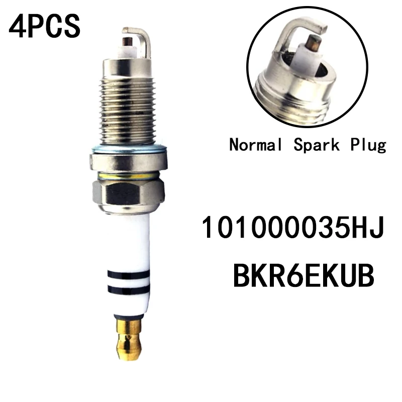 

4PCS 101905601B F7HER2 Normal Spark Plug For Audi A1 A3 VW Golf Polo Canddy Seat Fabia Skoda Seat Ibiza 101 905 601B 0241235674