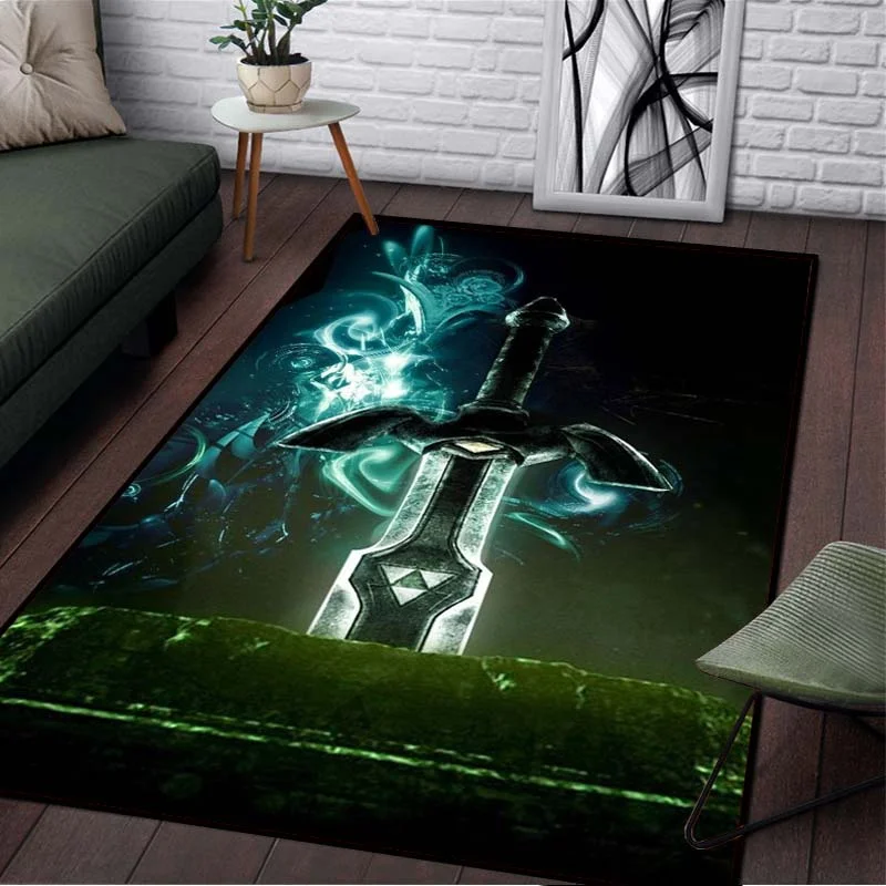 The Legends of Zelda Carpet for Living Room Home Decoration Anti-slip Kids Play Game Area Rugs  Soft Floor Mat Home Decor